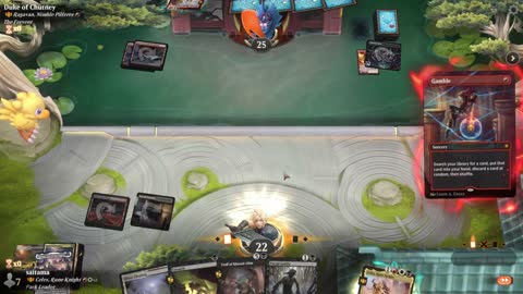 Watch MTG Arena Video Replay - Celes, Rune Knight by saitama VS Ragavan, Nimble Pilferer by Duke of Chutney - Historic Brawl