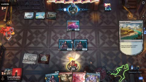 Watch MTG Arena Video Replay - Izzet Control by CunicoliGoblin VS Azorius Aggro by woohelm - Alchemy Event