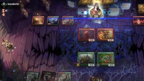 Watch MTG Arena Video Replay - Gruul Aggro by xvenomx VS Gruul Aggro by Sanukichi - Standard Traditional Ranked
