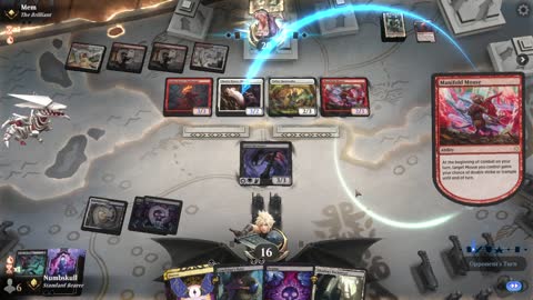 Watch MTG Arena Video Replay - Orzhov Midrange by Numbskull VS Boros Aggro by Mem - Traditional Standard Ranked