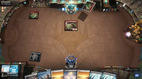 Watch MTG Arena Video Replay - Azorius Midrange by DamienF16 VS Mono Red Aggro by Nanoplasm - Standard Tournament Match