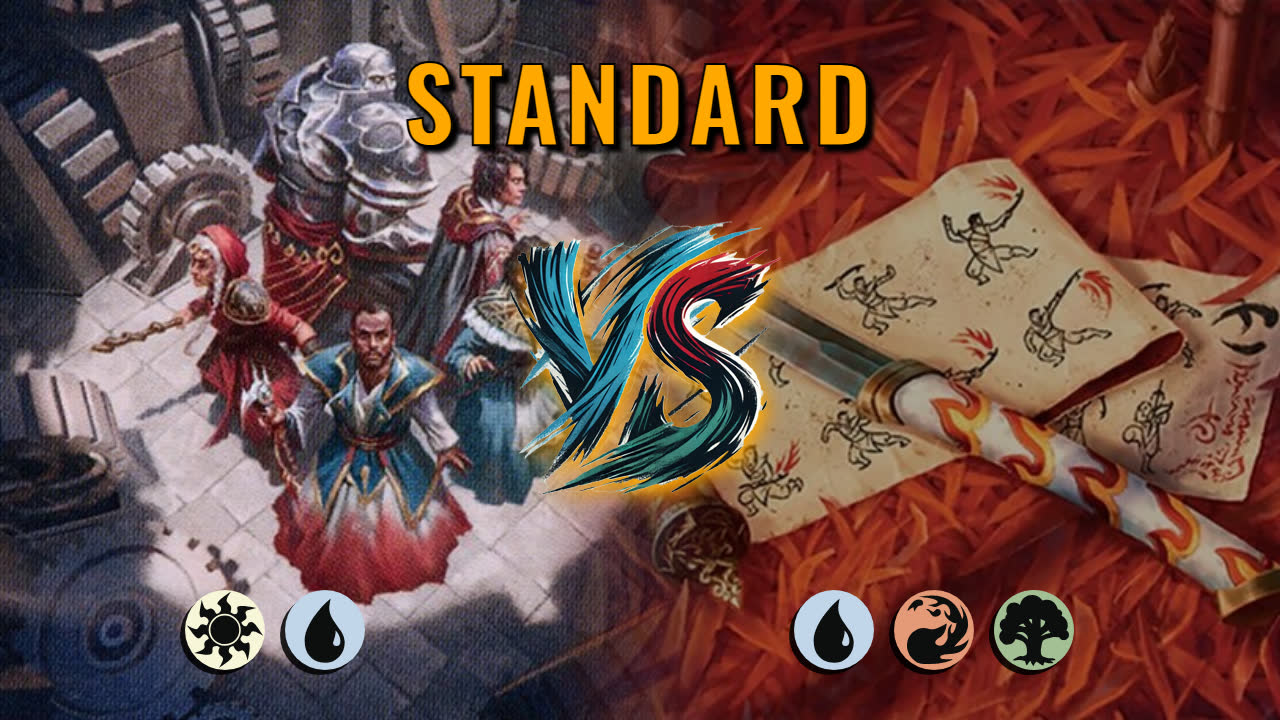 Watch MTG Arena Standard Video - Azorius Midrange by DamienF16 VS Temur Aggro by malolk123 - 6ff416