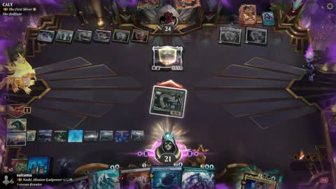 Watch MTG Arena Video Replay - Nashi, Illusion Gadgeteer by saitama VS The First Sliver by CALY - Historic Brawl
