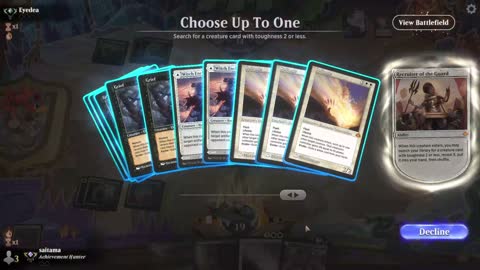 Watch MTG Arena Video Replay - Orzhov Midrange by saitama VS Sultai Control by Eyedea - Traditional Timeless Ranked