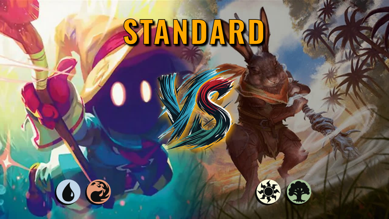 Watch MTG Arena Standard Video - Izzet Midrange by CunicoliGoblin VS Selesnya Aggro by Oishigurl - d65808