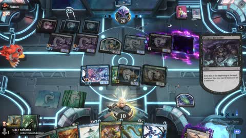 Watch MTG Arena Video Replay - Simic Midrange by saitama VS Dimir Midrange by Simon - Premier Draft