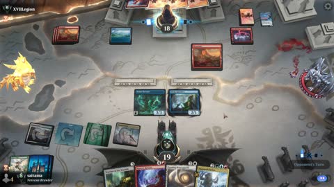 Watch MTG Arena Video Replay - 5 Color Midrange by saitama VS Jeskai Midrange by XVIILegion - Premier Draft Ranked