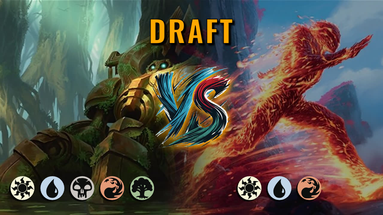 Watch MTG Arena Draft Video - 5 Color Midrange by saitama VS Jeskai Midrange by XVIILegion - 96bc76