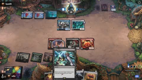Watch MTG Arena Video Replay - Rakdos Midrange by utku VS Azorius Midrange by KamilB - Quick Draft