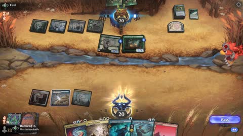Watch MTG Arena Video Replay - Jeskai Control by DamienF16 VS Simic Aggro by Yuui - Traditional Standard Ranked