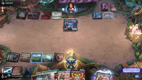 Watch MTG Arena Video Replay - Jeskai Control by DamienF16 VS Izzet Midrange by radvaz11 - Traditional Standard Ranked