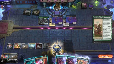 Watch MTG Arena Video Replay - Jeskai Control by DamienF16 VS Golgari Aggro by Ghork7 - Traditional Standard Ranked