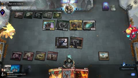 Watch MTG Arena Video Replay - Rowan, Scion of War by saitama VS Hamza, Might of the Yathan by Roggdogg - Historic Brawl