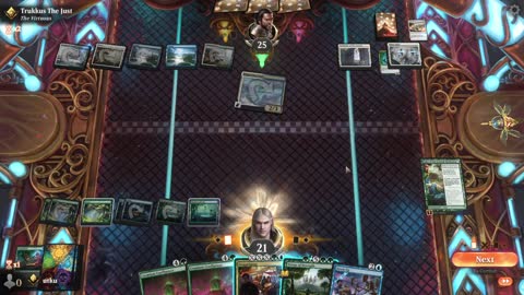 Watch MTG Arena Video Replay - Simic Midrange by utku VS Azorius Midrange by Trukkus The Just - Standard Ranked