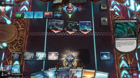 Watch MTG Arena Video Replay - Azorius Midrange by DamienF16 VS Dimir Aggro by kamonan - Standard Traditional Ranked