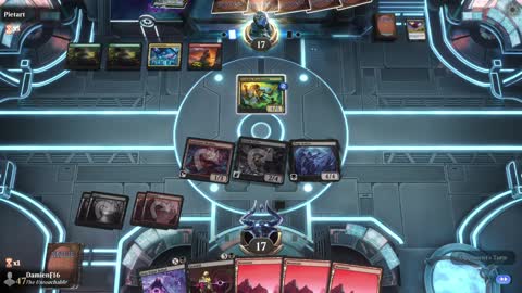 Watch MTG Arena Video Replay - Rakdos Midrange by DamienF16 VS Jund Aggro by Pietart - Premier Draft