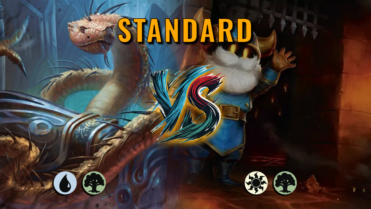 Watch MTG Arena Standard Video - Simic Midrange by utku VS Selesnya Midrange by Squidkenney - 108361