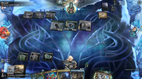 Watch MTG Arena Video Replay - Raffine, Scheming Seer by saitama VS Kinnan, Bonder Prodigy by OberonZ - Historic Brawl