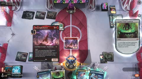 Watch MTG Arena Video Replay - Izzet Midrange by DamienF16 VS Izzet Midrange by Bowieno - Traditional Standard Ranked