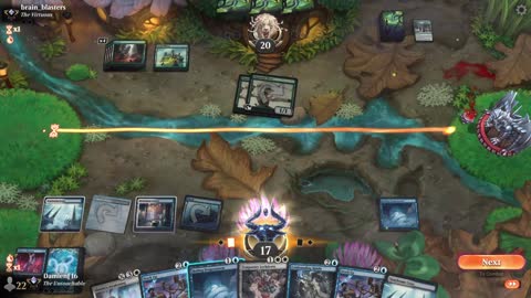 Watch MTG Arena Video Replay - Azorius Midrange by DamienF16 VS Mono Green Midrange by brain_blasters - Traditional Standard Ranked
