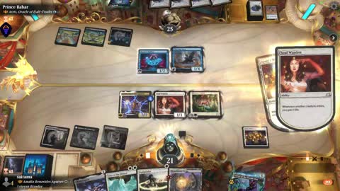 Watch MTG Arena Video Replay - Amalia Benavides Aguirre by saitama VS Atris, Oracle of Half-Truths by Prince Babar - Historic Brawl
