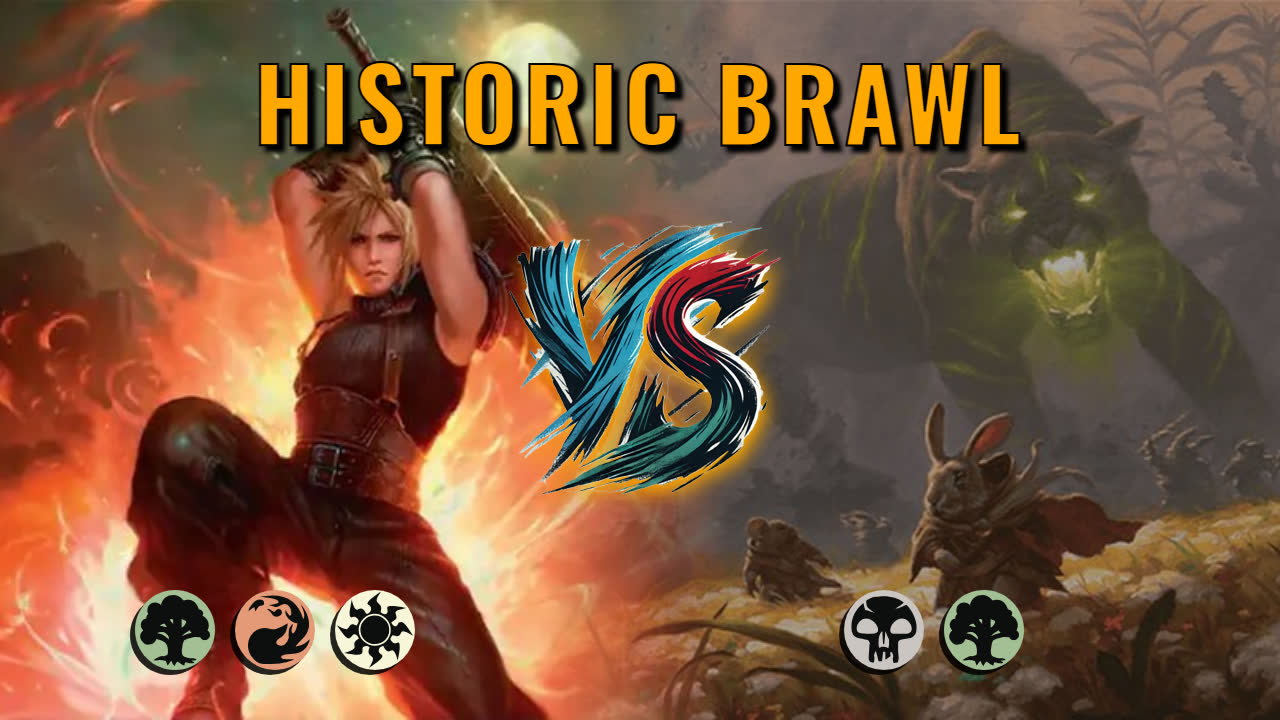 Watch MTG Arena Historic Brawl Video - Cloud, Ex SOLDIER by saitama VS Ygra, Eater of All by dfertig84 - 389165