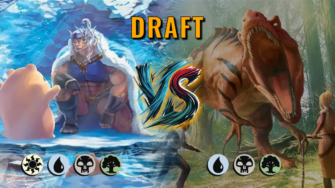 Watch MTG Arena Draft Video - WUBG Midrange by DamienF16 VS Sultai Midrange by The Black Lotus - 06a8e4
