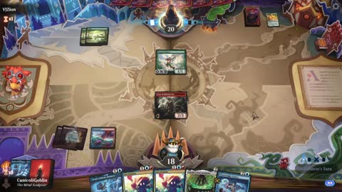Watch MTG Arena Video Replay - Izzet Midrange by CunicoliGoblin VS Mono Green Aggro by VJZion - Standard Event