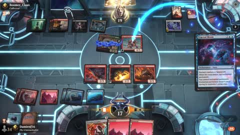 Watch MTG Arena Video Replay - Izzet Midrange by DamienF16 VS Gruul Midrange by Boomer_Claus - Premier Draft