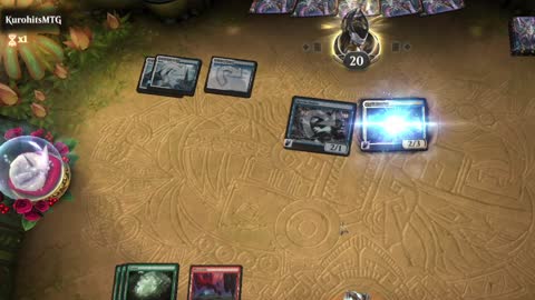 Watch MTG Arena Video Replay - Temur Midrange by HamHocksMTG VS Azorius Midrange by KurohitsMTG - Explorer Play