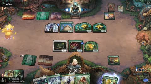 Watch MTG Arena Video Replay - Naya Midrange by saitama VS Naya Aggro by gaffeur - Premier Draft