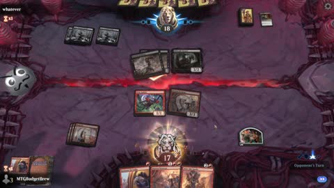 Watch MTG Arena Video Replay - Mono Red Midrange by MTGBudgetBrew VS Mono Black Aggro by whatever - Historic Play