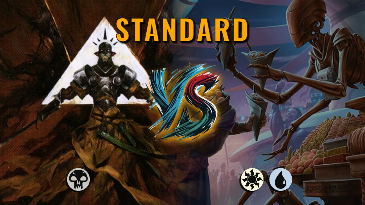 Watch MTG Arena Standard Video - Mono Black Midrange by Yhwach VS Azorius Midrange by Ethat - 72bee6