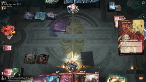 Watch MTG Arena Video Replay - Domri, Anarch of Bolas by saitama VS Kefka, Court Mage by velora - Historic Brawl