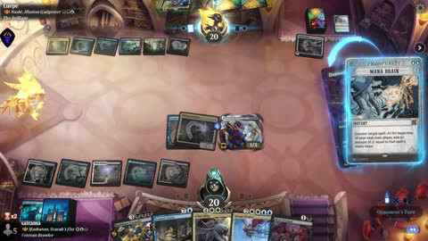 Watch MTG Arena Video Replay - Hashaton, Scarab's Fist by saitama VS Nashi, Illusion Gadgeteer by Luepe - Historic Brawl