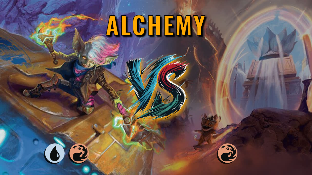 Watch MTG Arena Alchemy Video - Izzet Control by CunicoliGoblin VS Mono Red Aggro by bakaokka - 78a605