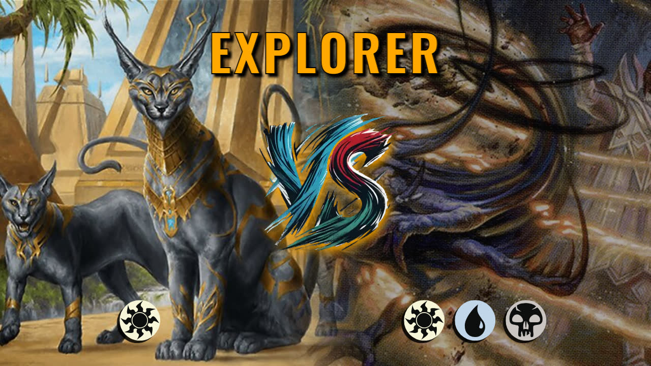 Watch MTG Arena Pioneer Video - Mono White Aggro by Khat VS Esper Control by Blackowl328 - 2aaf4d