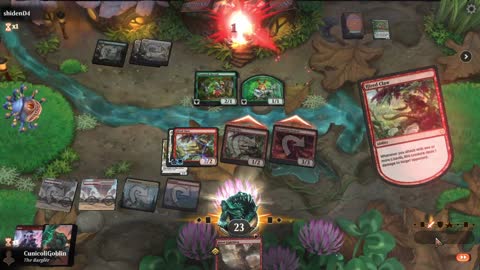 Watch MTG Arena Video Replay - Boros Aggro by CunicoliGoblin VS Selesnya Aggro by shidenD4 - Standard Play