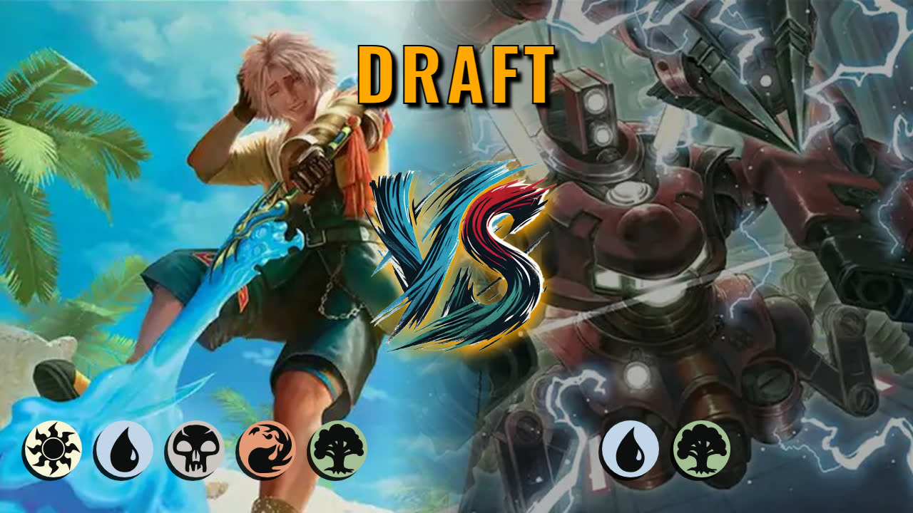 Watch MTG Arena Draft Video - 5 Color Midrange by saitama VS Simic Midrange by MattJRM - 2ecf21