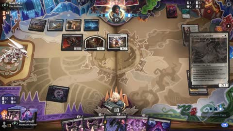 Watch MTG Arena Video Replay - Mono Black Midrange by Numbskull VS Esper Aggro by Nate5541 - Traditional Standard Ranked