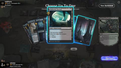 Watch MTG Arena Video Replay - Yuriko, the Tiger's Shadow by saitama VS Rusko, Clockmaker by AnjiOsatu - Historic Brawl