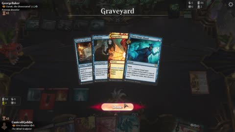 Watch MTG Arena Video Replay - Vivi Ornitier by CunicoliGoblin VS Yarok, the Desecrated by GeorgeBaker - Historic Brawl