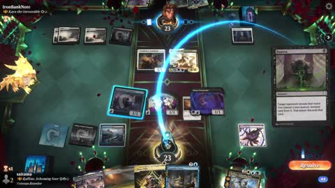 Watch MTG Arena Video Replay - Raffine, Scheming Seer by saitama VS Kaya the Inexorable by IronBankNote - Historic Brawl