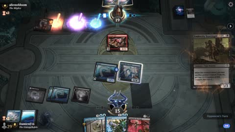 Watch MTG Arena Video Replay - Dimir Midrange by DamienF16 VS Rakdos Aggro by alienofdoom - Premier Draft