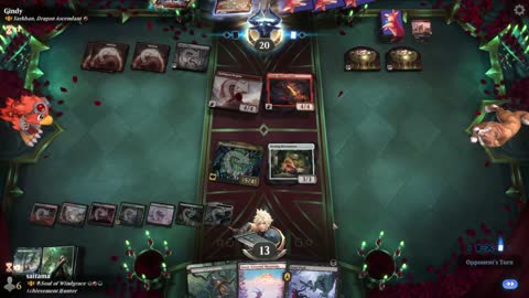 Watch MTG Arena Video Replay - A-Soul of Windgrace by saitama VS Sarkhan, Dragon Ascendant by Gindy - Historic Brawl