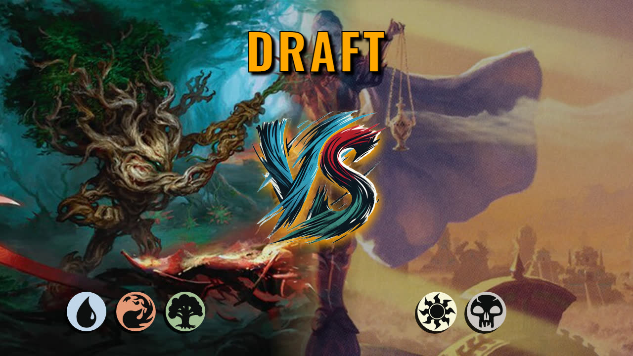 Watch MTG Arena Draft Video - Temur Midrange by DamienF16 VS Orzhov Aggro by Hoopst - 59e638