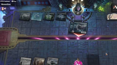 Watch MTG Arena Video Replay - Mono White Midrange by GBThundaII VS Dimir Aggro by Mooseltoe - Standard Play