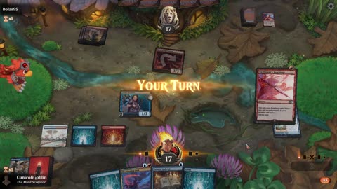Watch MTG Arena Video Replay - Izzet Control by CunicoliGoblin VS Mono Red Aggro by Bolas95 - Alchemy Event