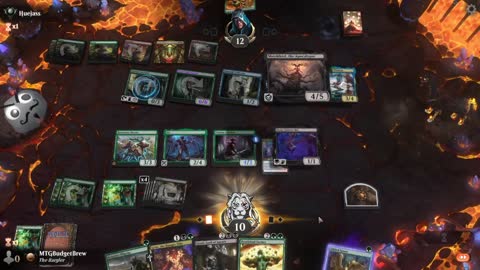 Watch MTG Arena Video Replay - Golgari Midrange by MTGBudgetBrew VS Temur Midrange by Huejass - Arena Cube Draft