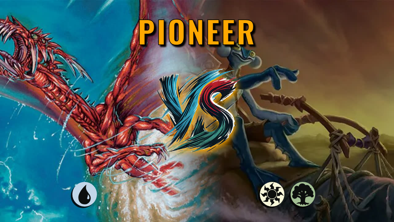 Watch MTG Arena Pioneer Video - Mono Blue Midrange by Nicole VS Selesnya Aggro by Eliz - 003e58